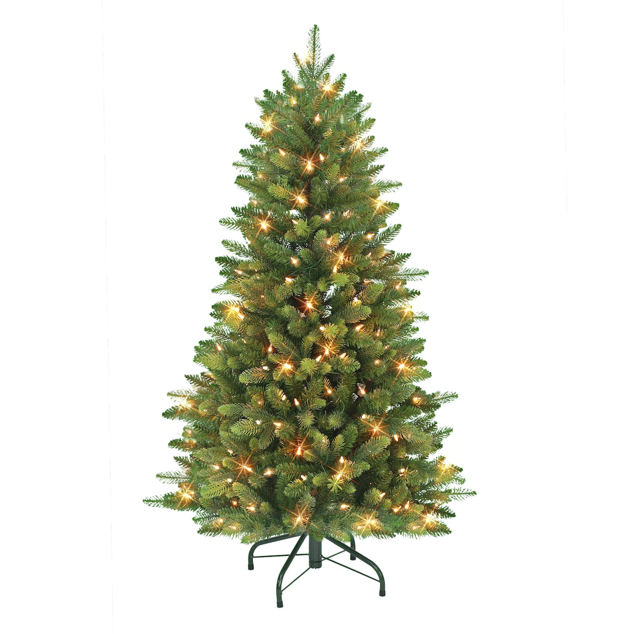 6 Pack: 4.5ft. Pre-Lit Westford Spruce Artificial Christmas Tree, Clear Lights